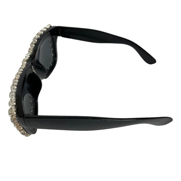 SUNGLASSES SUN GLASSES SHADES Crystal Bling Rhinestones Plastic Frames Beach - Picture 5 of 16